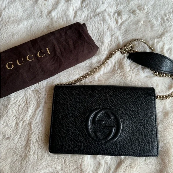 Gucci Soho Wallet on Chain Cross Body Bag - Picture 1 of 7